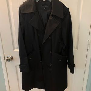 Anne Klein Black Trench Coat